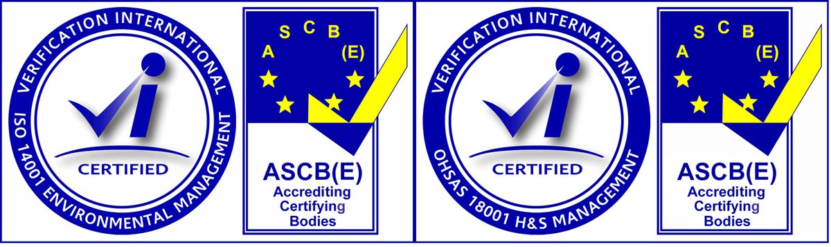 Certificates held by Bridges Environmental